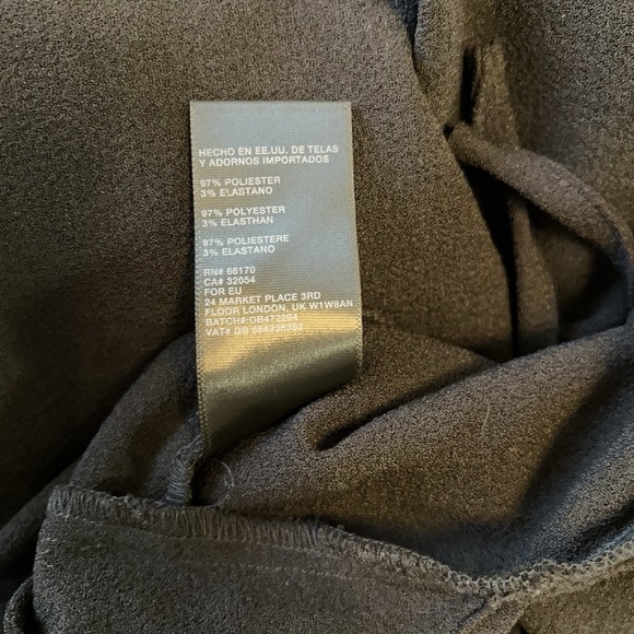 Free People Black Jumpsuit Wide Leg Sz Small Tie Back Spaghetti Strap Babydoll - Picture 7 of 10